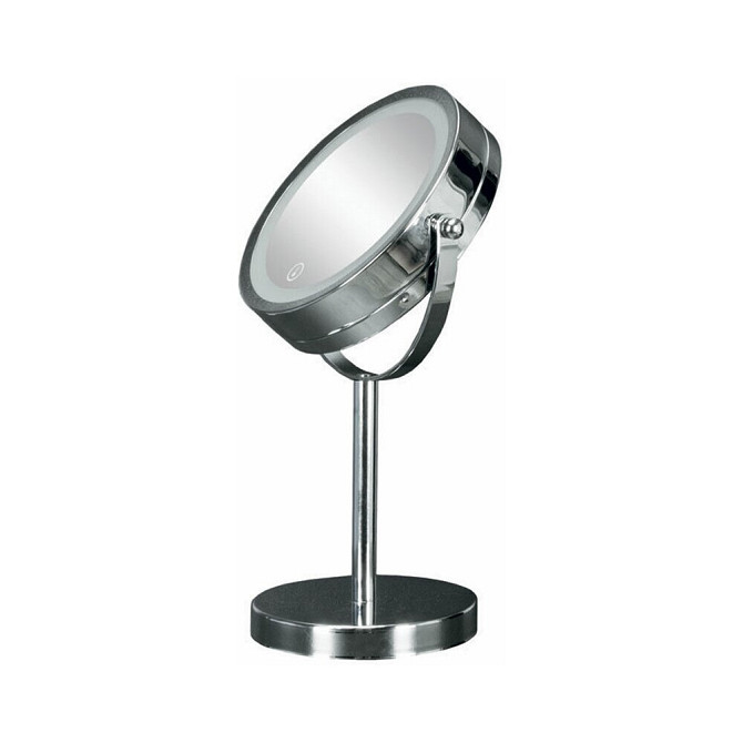 Косметическое зеркало на подставке Kleine Wolke Bright LED-Mirror, 17,5х12х29,5 см, цвет серебряный  - изображение 2