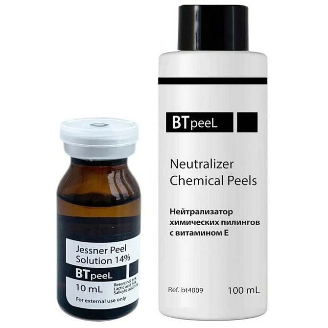 BTpeel пилинг Джесснера Jessner Peel Solution 14% + нейтрализатор химических пилингов Neutralizer Ch  - изображение 1