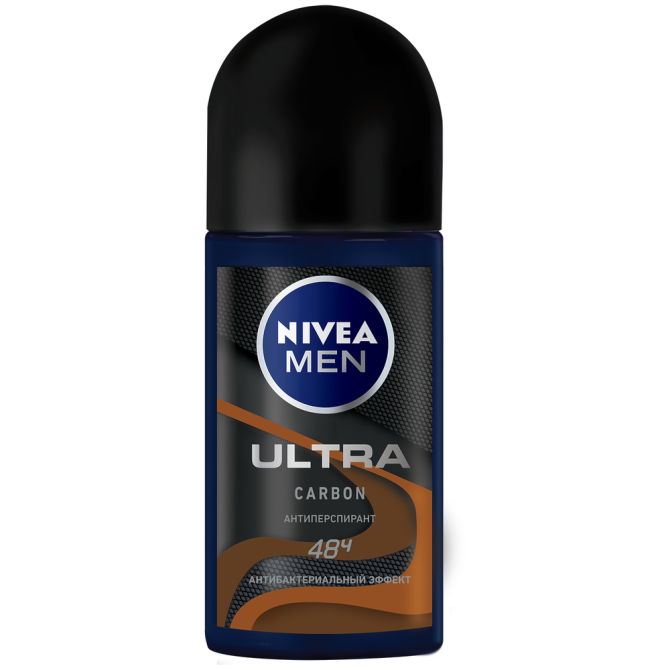 Nivea Антиперспирант ролик Men Ultra Carbon, 50 мл  - изображение 1