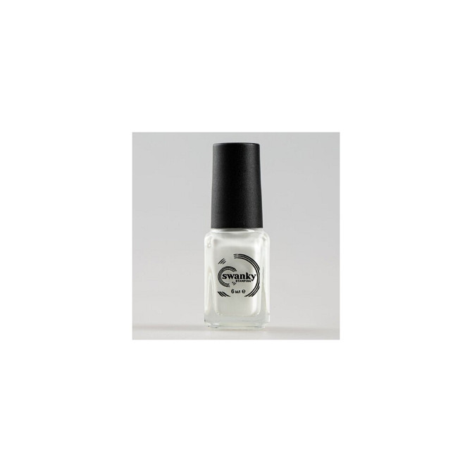 Swanky Stamping, Лак для стемпинга S02, белый, 6 мл  - изображение 2