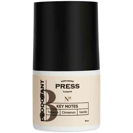 Дезодорант антиперспирант парфюмированный PRESS GURWITZ PERFUMERIE №3 Табак, Ваниль, Корица для женщ 