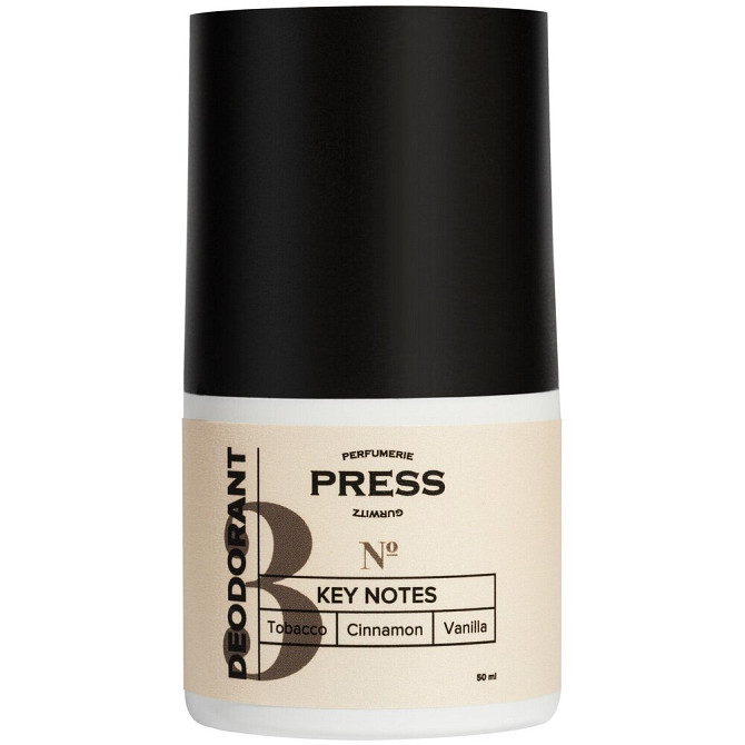Дезодорант антиперспирант парфюмированный PRESS GURWITZ PERFUMERIE №3 Табак, Ваниль, Корица для женщ  - изображение 1