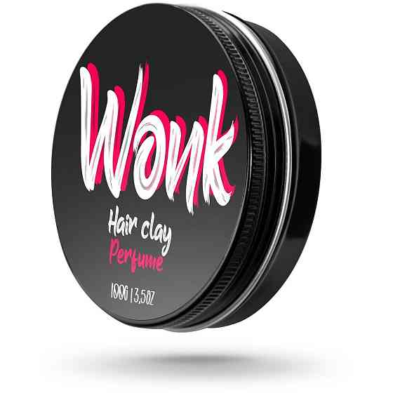 Глина для укладки волос WONK сильной фиксации с ароматом парфюма, 100 мл 
