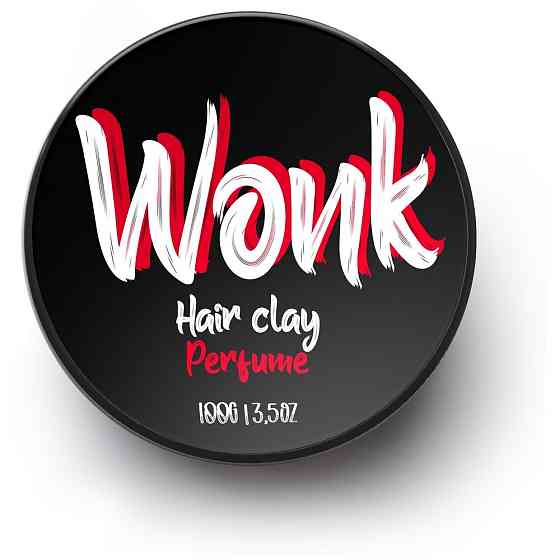 Глина для укладки волос WONK сильной фиксации с ароматом парфюма, 100 мл 