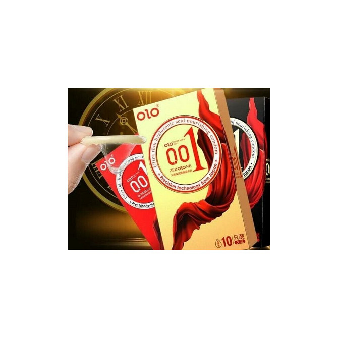 Презервативы OLO "Neо" Продление времени супер тонкий 0.01 , 20шт  - изображение 3
