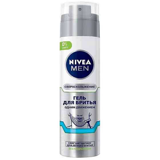 Гель для бритья Одним движением Nivea, 261 г, 200 мл 