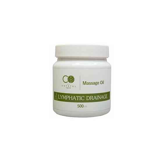 Масло для массажа твердое "Дренаж", Crystal Organic, клубника, профессиональное, 500мл 