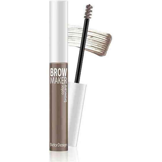 BELOR DESIGN Тушь для бровей BROW MAKER, тон 014 Светло-русый 