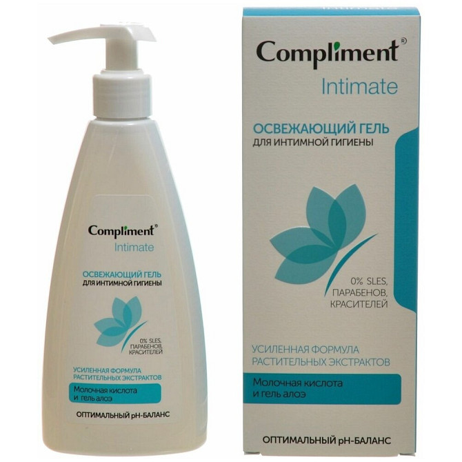 Compliment Intimate Освежающий гель для интимной гигиены, 250мл  - изображение 2