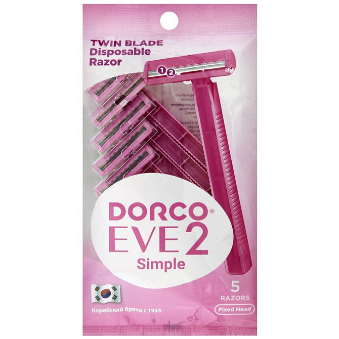 Станок для бритья DORCO Eve 2 Simple 5шт  - изображение 2