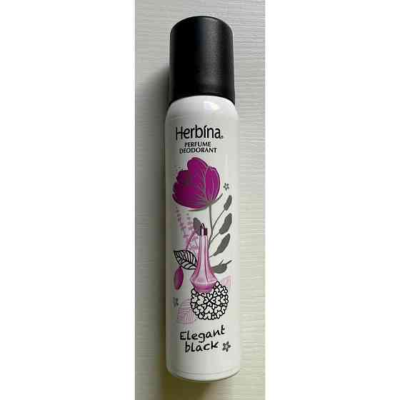 Парфюмерный дезодорант Herbina Elegant black 100 мл (из Финляндии) 