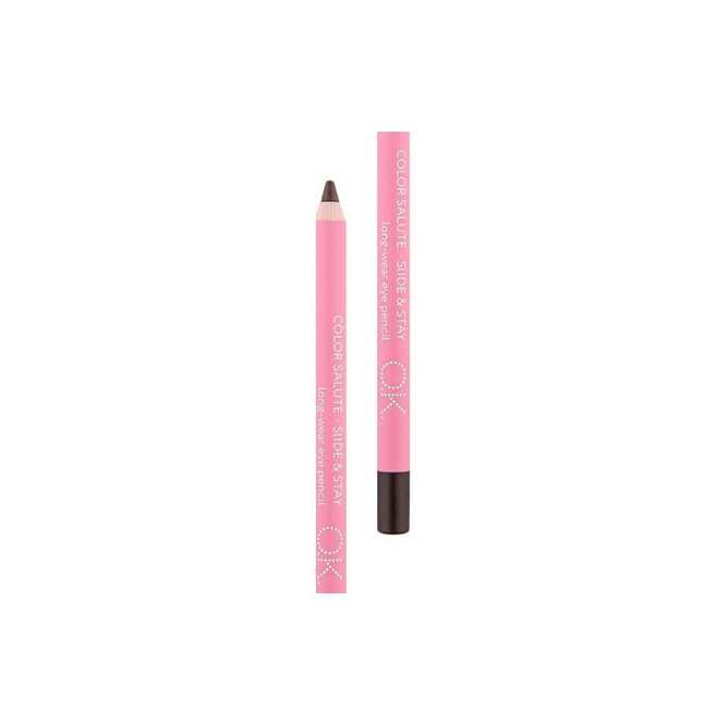 OK Beauty Карандаш для глаз Color Salute Slide & Stay, оттенок ice gold  - изображение 3