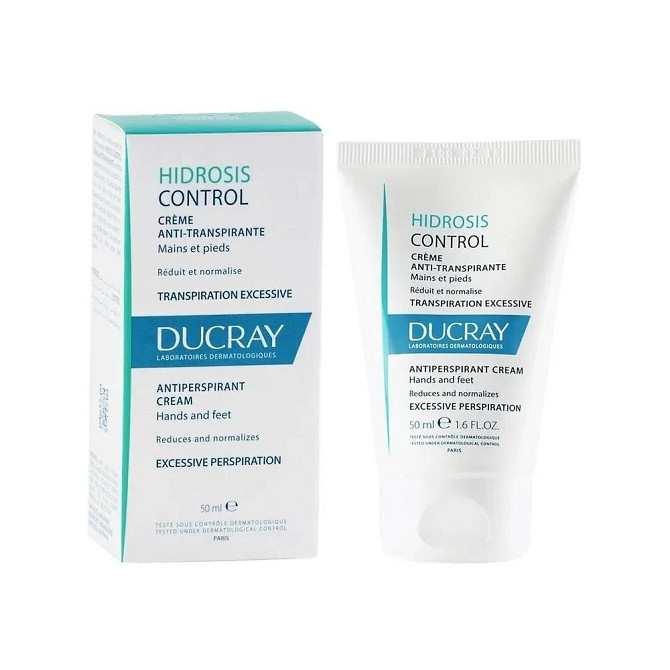 DUCRAY / HIDROSIS CONTROL / Дезодорант-крем для рук и ног, регулирующий избыточное потоотделение, 50  - изображение 2