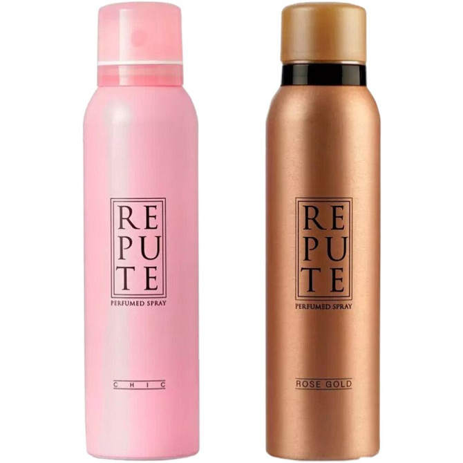 Repute Дезодорант спрей женский Women Rose Gold и Repute Women Chic, 150 мл * 2 шт.  - изображение 1