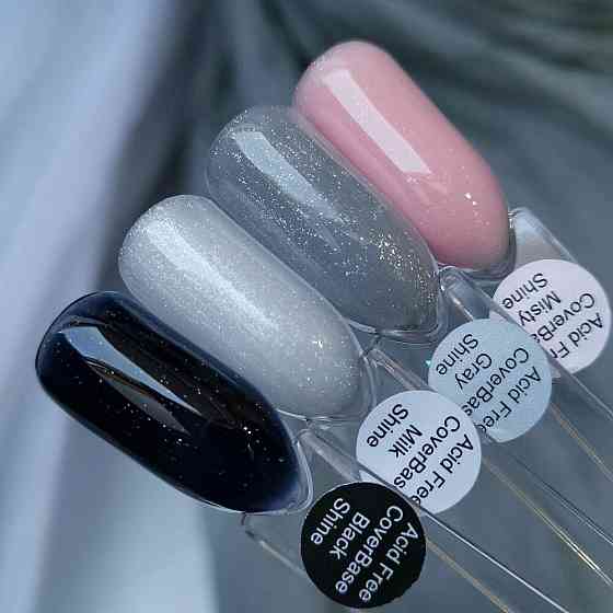 AS Artstudio бескислотная камуфлирующая база Shine Gray Base Acid Free Cover, серый с шиммером, 75 м 