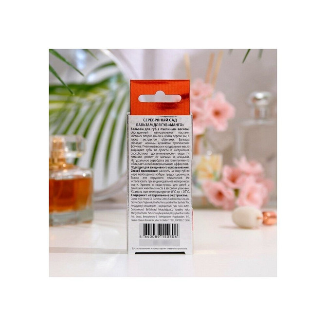 Бальзам для губ "Манго" SILVER GARDEN, 3,5г  - изображение 2