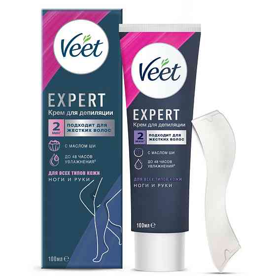 Veet Expert, крем для депиляции для всех типов кожи 100 мл 