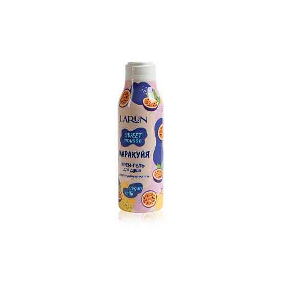 Крем-гель для душа LARUN sweet mousse Маракуйя, 400мл 