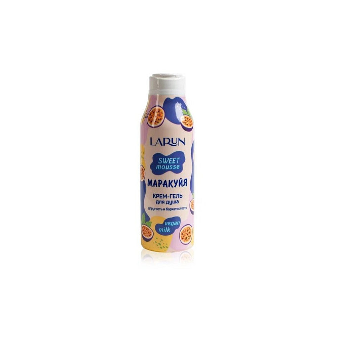 Крем-гель для душа LARUN sweet mousse Маракуйя, 400мл  - изображение 1