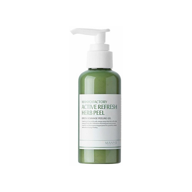 Manyo Factory пилинг для лица Active refresh herb peel травяной, 120 мл  - изображение 3