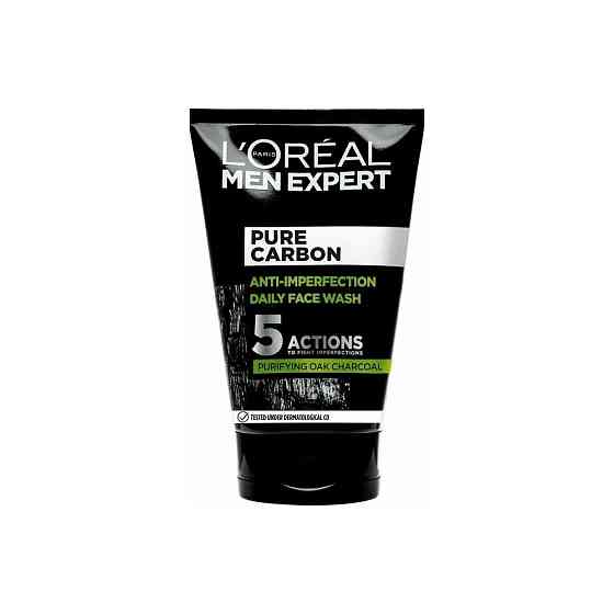 Гель для очищения лица от загрязнений мужской LOral Paris Men Expert Pure Charcoal, 100 мл (из Финля 