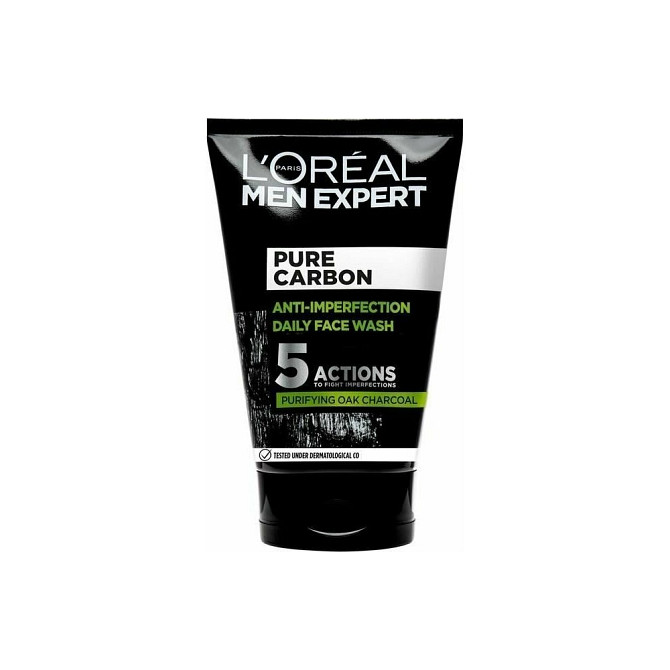 Гель для очищения лица от загрязнений мужской LOral Paris Men Expert Pure Charcoal, 100 мл (из Финля  - изображение 1