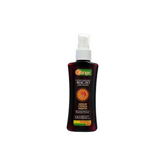 Масло солнцезащитное Orange для загара SPF 6, 100 мл 