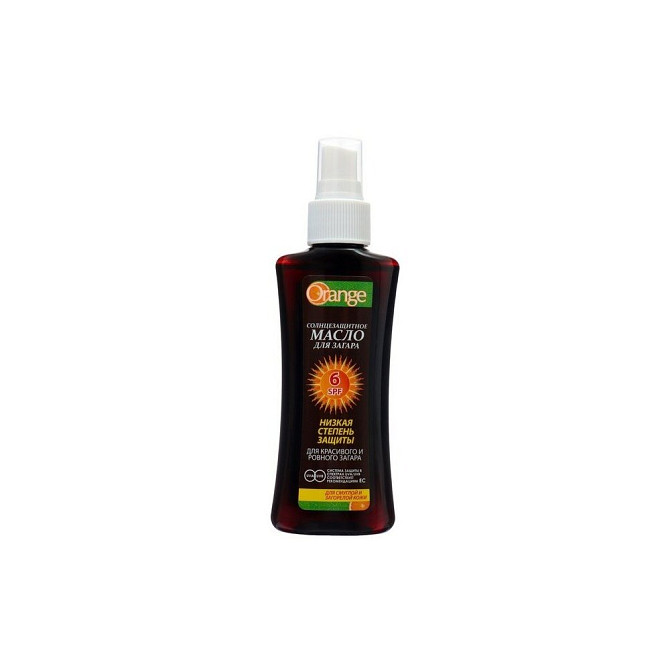 Масло солнцезащитное Orange для загара SPF 6, 100 мл  - изображение 2