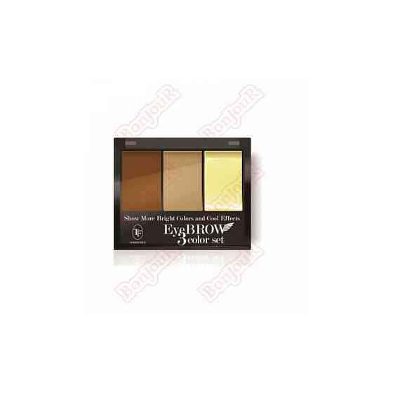 TF Cosmetics Тени для коррекции бровей EyeBROW 3 color Set, 101 brown 