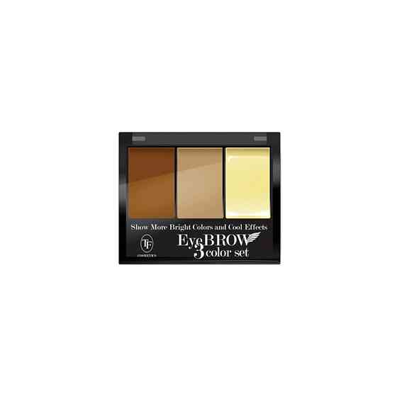 TF Cosmetics Тени для коррекции бровей EyeBROW 3 color Set, 101 brown 