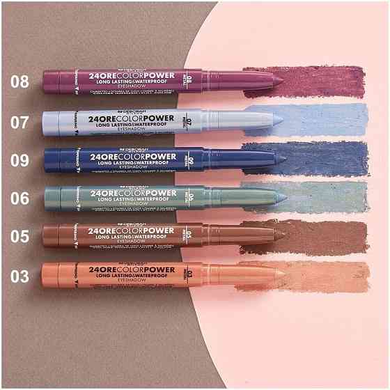 Тени-карандаш для глаз 24ORE COLOR POWER EYESHADOW 1.4 гр 