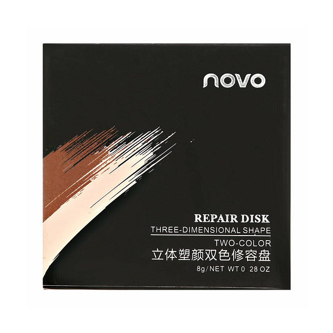 Палетка для скульптурирования NOVO TWO COLOR REPAIR тон 01  - изображение 2