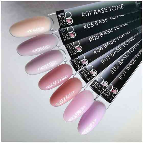 Gel.look Набор для маникюра набор 7 оттенков Tone Base, разноцветный, 15 мл 
