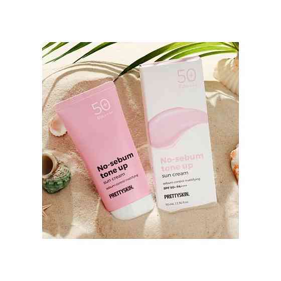 Тонизирующий солнцезащитный крем, PrettySkin No Sebum Tone Up Sun Cream SPF50+PA, 70 мл 