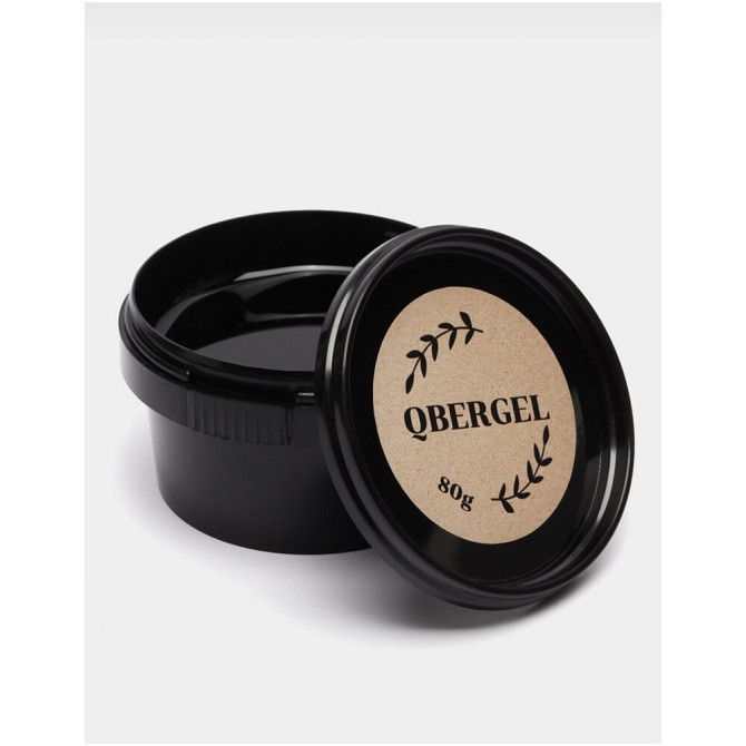 QBERGEL Конструирующий гель для ногтей, 80г MOKKO  - изображение 1
