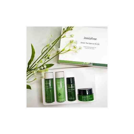 Косметический набор миниатюр Innisfree Green tea 