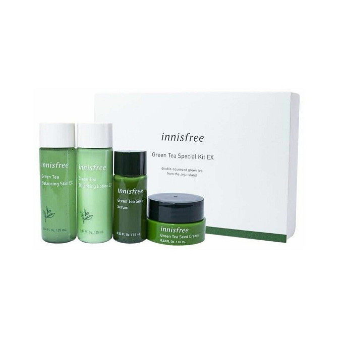Косметический набор миниатюр Innisfree Green tea  - изображение 1