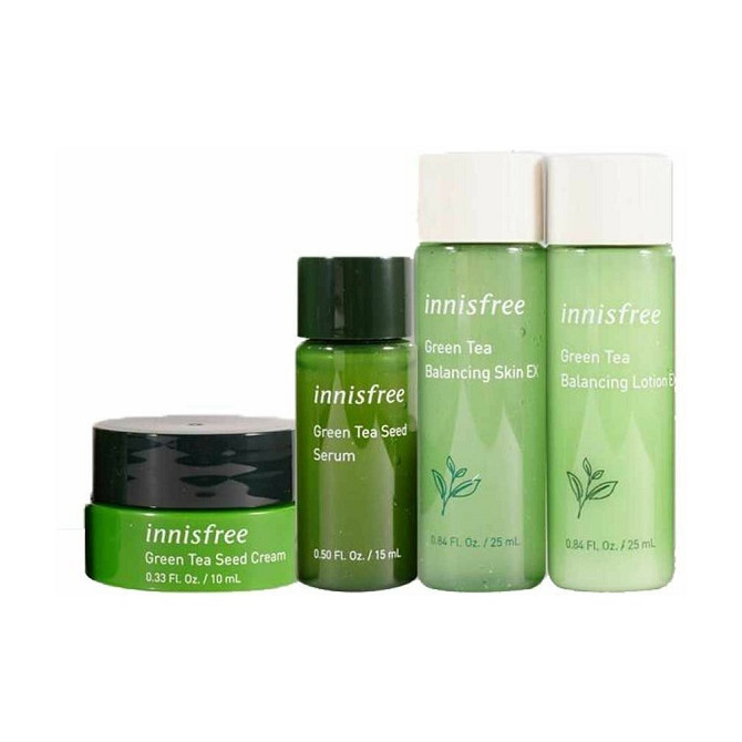Косметический набор миниатюр Innisfree Green tea  - изображение 2