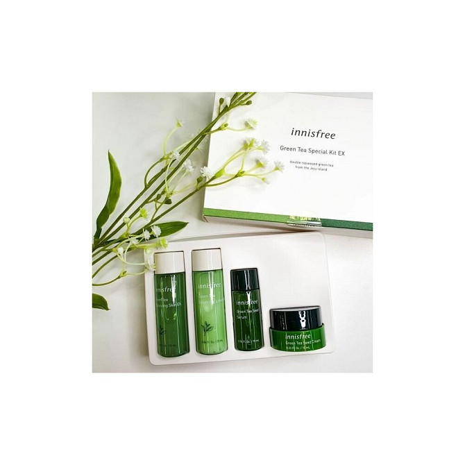 Косметический набор миниатюр Innisfree Green tea  - изображение 3
