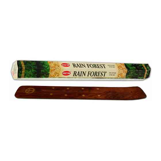 Благовоние HEM "Rain Forest" (Дождливый лес), 20 палочек + подставка 