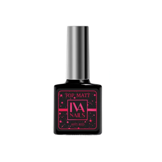 IVA Nails Верхнее покрытие Top Asti, gold, 8 мл 