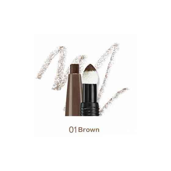 The Saem Карандаш для бровей Eco Soul Designing Eyebrow, оттенок 02 dark brown 