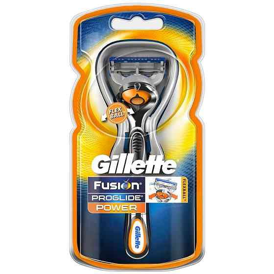 Gillette Fusion5 ProGlide Power Мужская Бритва , 1 кассета, с 5 лезвиями, с технологией FlexBall, c  
