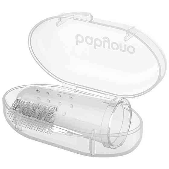 Щетка на палец BabyOno 723 с рождения, прозрачный 