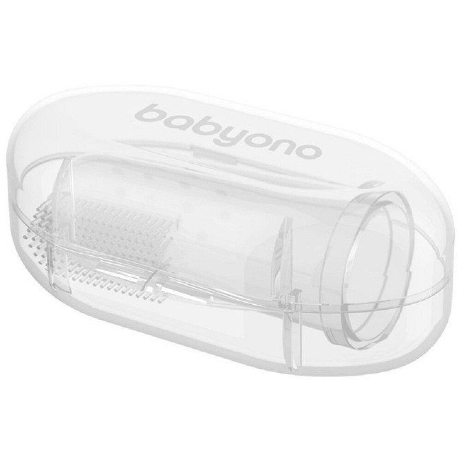 Щетка на палец BabyOno 723 с рождения, прозрачный  - изображение 3