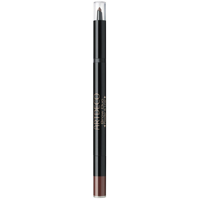 ARTDECO Тени-карандаш для бровей Duo Powder & Liner, 22 - hot cocoa  - изображение 3