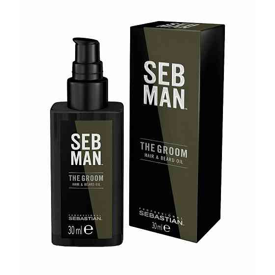 SEBASTIAN Professional Масло для ухода за бородой и волосами Seb Man The Groom, 30 мл 