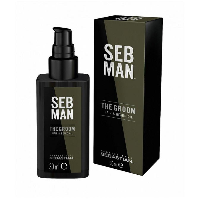 SEBASTIAN Professional Масло для ухода за бородой и волосами Seb Man The Groom, 30 мл  - изображение 2