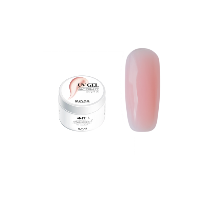 Runail Professional гель UV Gel Camouflage камуфлирующий, 15 мл, ягодное мороженое  - изображение 2