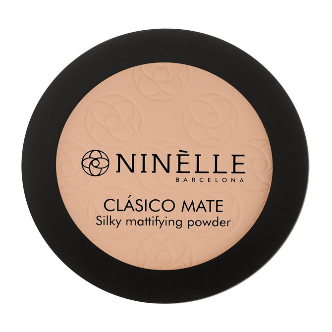 Ninelle Пудра компактная CLASICO MATE 1 шт. 203, натуральный бежевый 8 г  - изображение 1